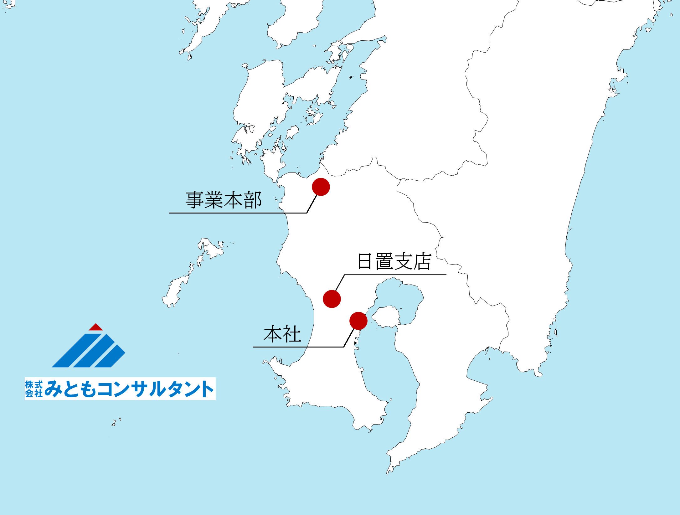 会社の位置図